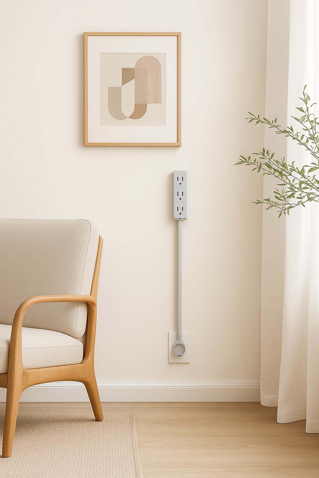 FlexiPlug™ – Outlet Extender Without Drilling